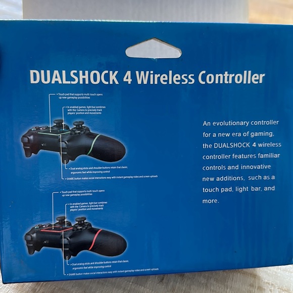 DualShock 4 Wireless Controller. Black. NWT. - Picture 5 of 6
